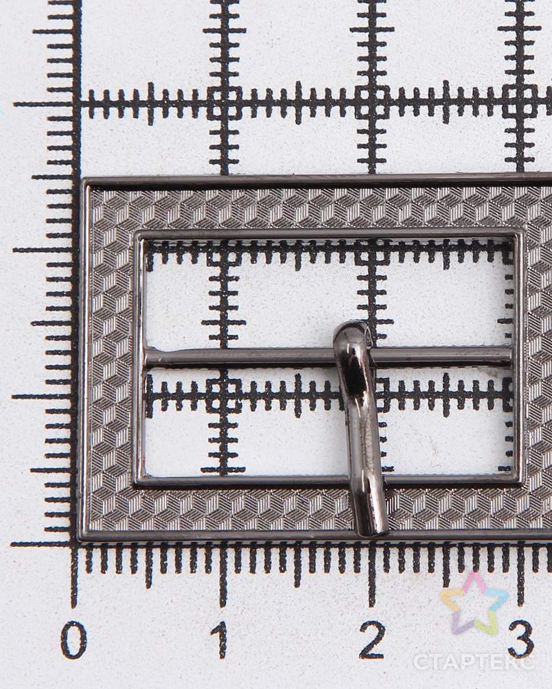 MT 1851 Пряжка прямоугольная 25мм металл (pewter (олово (черный никель))) арт. АРС-54656-1-АРС0001283722 4