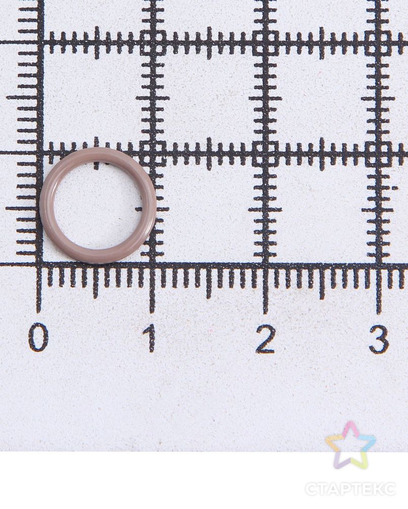Кольцо 8мм металл/эмаль, цветной (C072 шиншилла) арт. АРС-54901-1-АРС0001282104 3