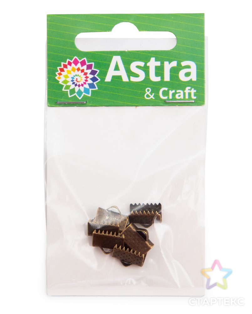4AR2030 Концевик для ленты, 10 мм, 6шт/упак, Astra&Craft (латунь) арт. АРС-55061-1-АРС0001279652 2