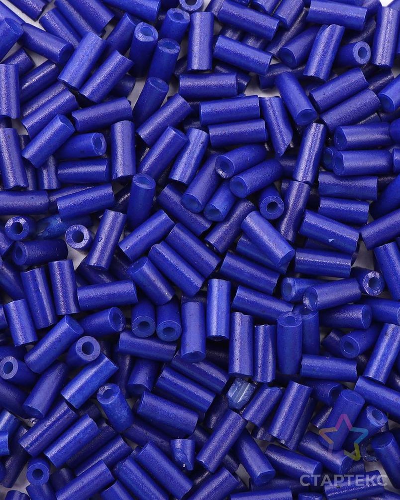 Стеклярус Astra&Craft 5мм, 15г (48 синий/непрозрачный) арт. АРС-55370-1-АРС0001277963 2