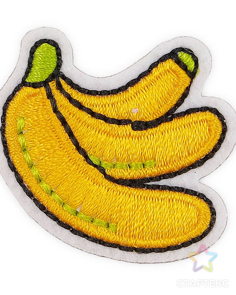 Термоаппликация 'Бананы', 3.5*3.8см, Hobby&Pro арт. АРС-55789-1-АРС0001281011 2