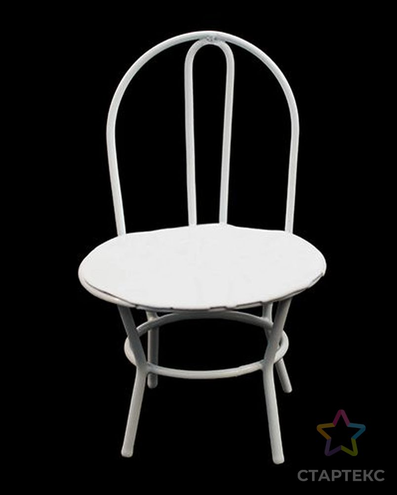 Металлический стульчик, 8*5*5 см арт. АРС-2898-1-АРС0001060266