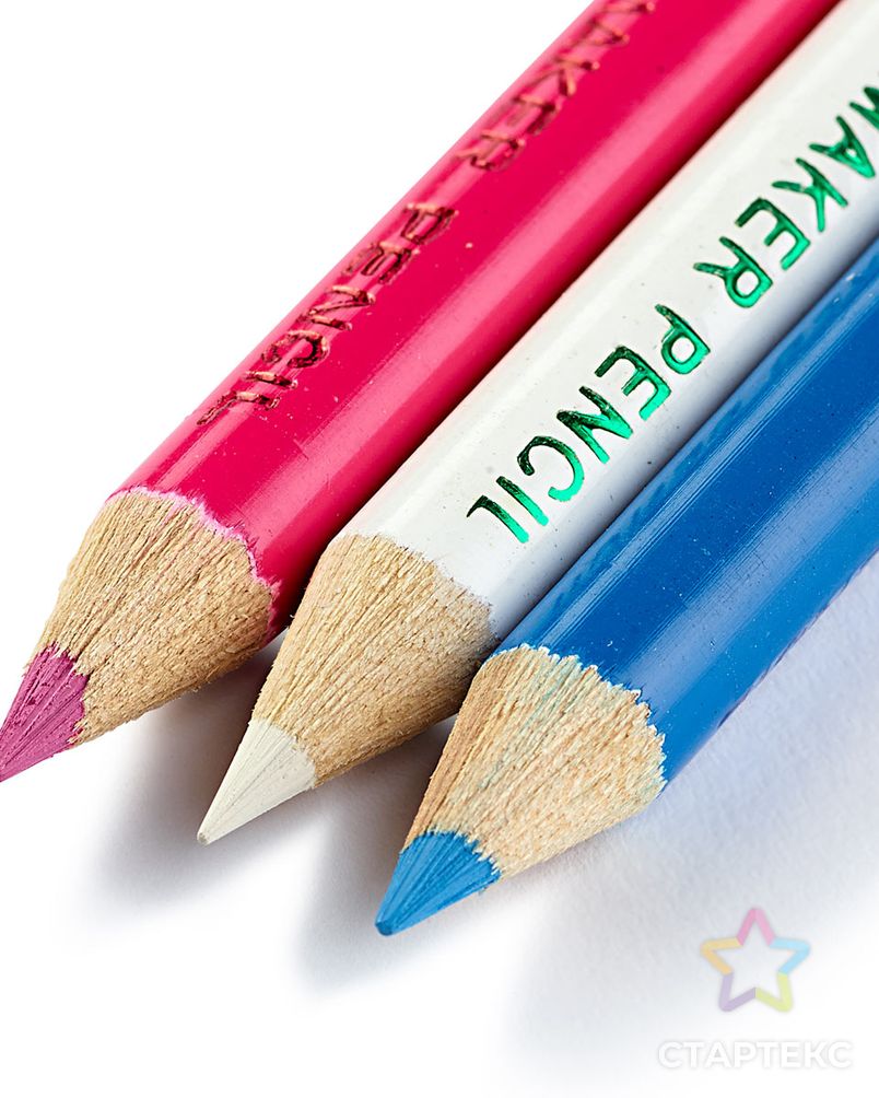 Меловые карандаши со стирающей кисточкой PRYM 611628, разноцветные арт. АРС-18217-1-АРС0000820872 3