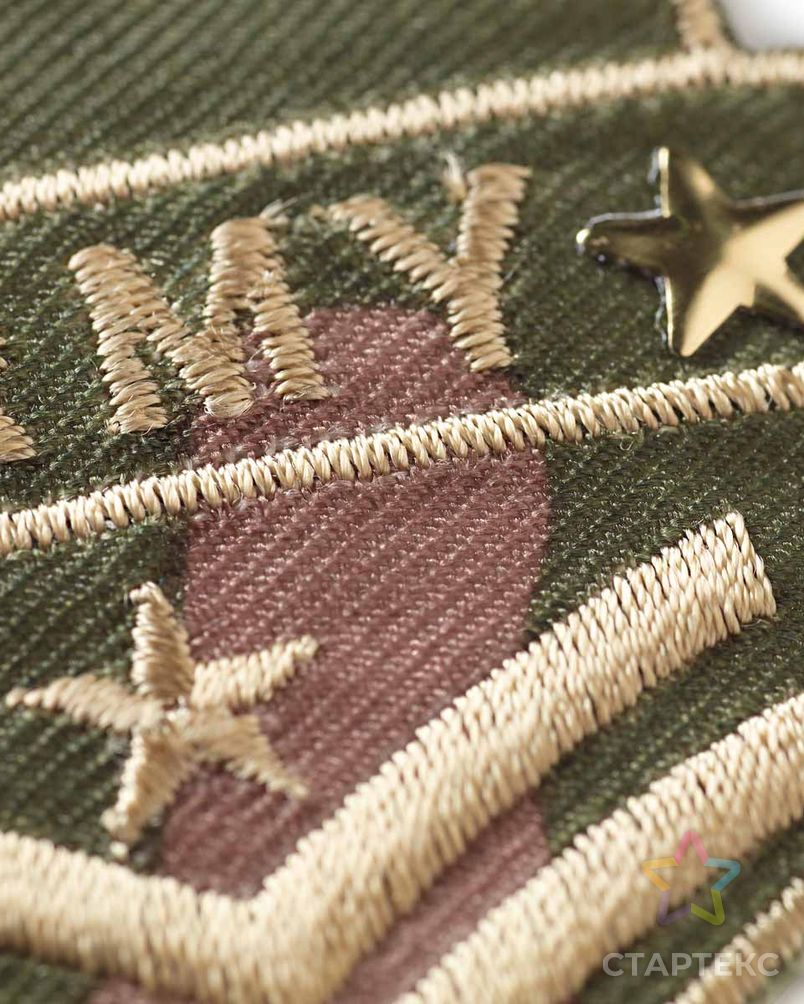 926405 Аппликация Military Армейский флаг, цв. хаки Prym арт. АРС-25658-1-АРС0000828424