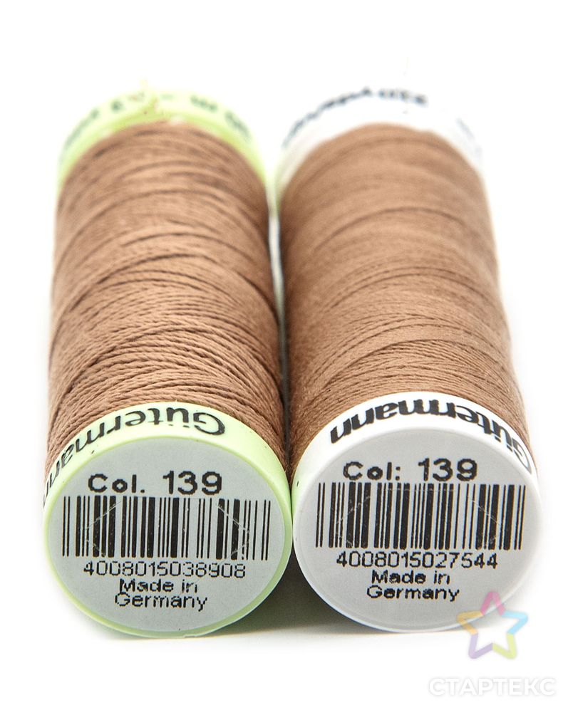 Набор швейных нитей (744506 Нить Top Stitch 30м, 748277 Нить Sew-All 200м) 2шт/упак Gutermann, 139 бежево-розовый арт. АРС-30598-1-АРС0001229820