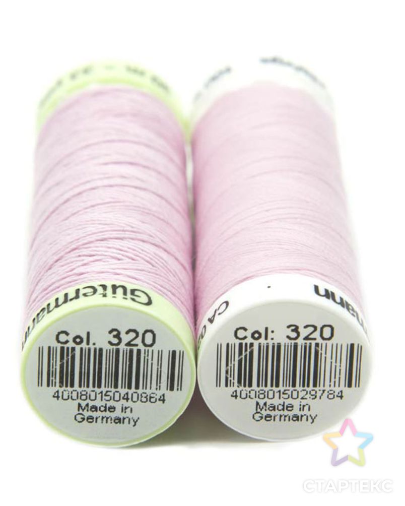 Набор швейных нитей (744506 Нить Top Stitch 30м, 748277 Нить Sew-All 200м) 2шт/упак Gutermann, 320 зефирно-розовый арт. АРС-30608-1-АРС0001229848 2