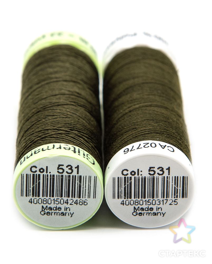 Набор швейных нитей (744506 Нить Top Stitch 30м, 748277 Нить Sew-All 200м) 2шт/упак Gutermann, 531 т.т.хаки арт. АРС-30615-1-АРС0001229870