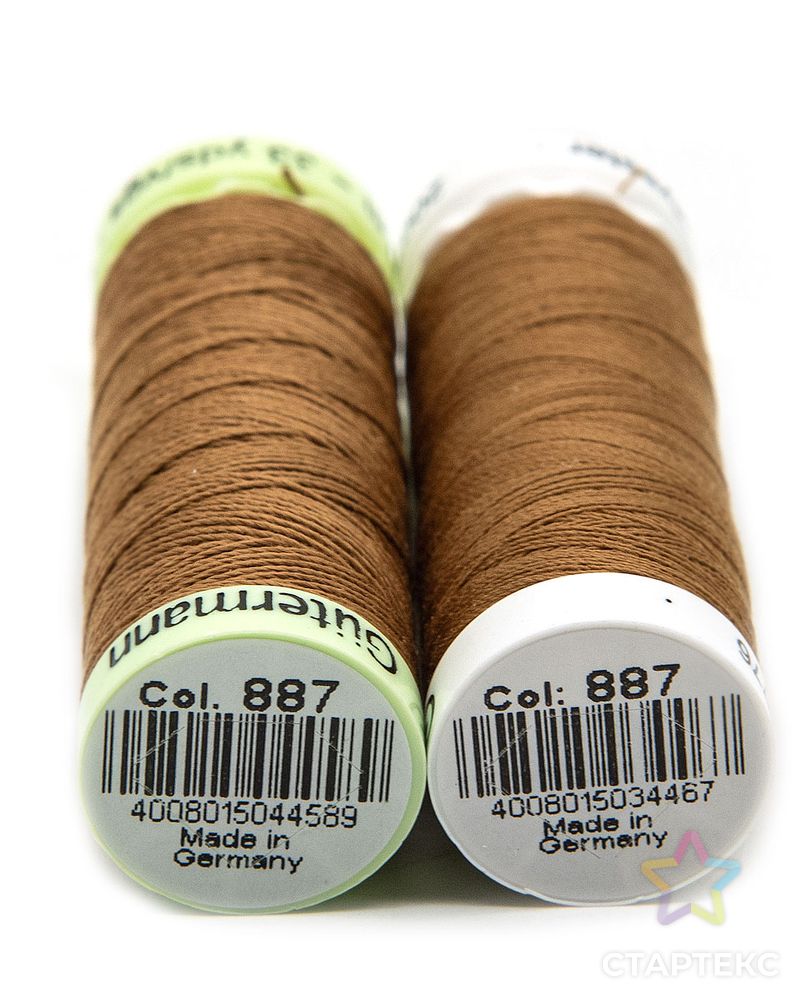 Набор швейных нитей (744506 Нить Top Stitch 30м, 748277 Нить Sew-All 200м) 2шт/упак Gutermann, 887 бежево-горчичный арт. АРС-30626-1-АРС0001229896 2