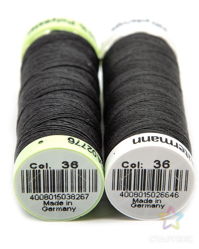 Набор швейных нитей (744506 Нить Top Stitch 30м, 748277 Нить Sew-All 200м) 2шт/упак Gutermann, 036 серый арт. АРС-31669-1-АРС0001229807