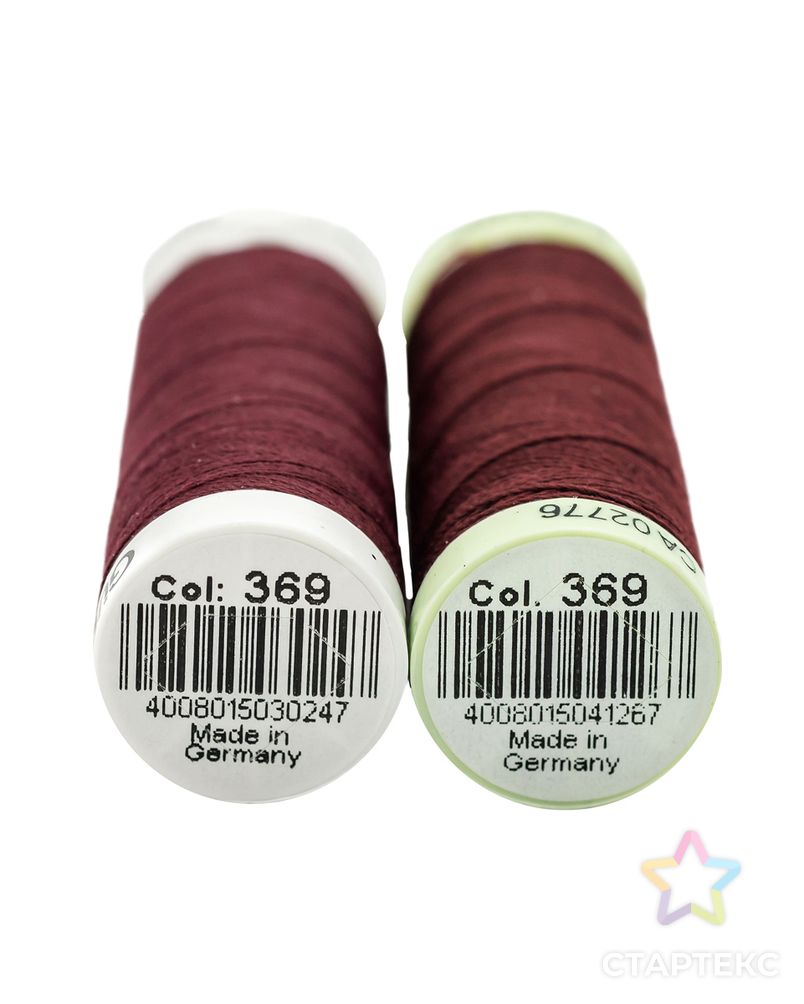 Набор швейных нитей (744506 Нить Top Stitch 30м, 748277 Нить Sew-All 200м) 2шт/упак Gutermann, 369 винный арт. АРС-31694-1-АРС0001229856 2