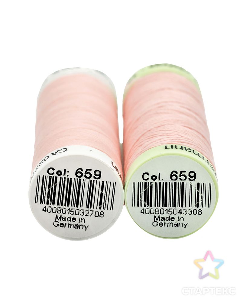 Набор швейных нитей (744506 Нить Top Stitch 30м, 748277 Нить Sew-All 200м) 2шт/упак Gutermann, 659 св.персиково-розовы арт. АРС-31702-1-АРС0001229876