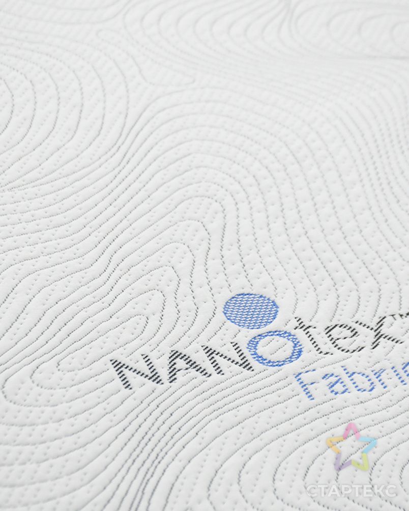 Влагопоглощающая и быстросохнущая крутая Комфортная трикотажная жаккардовая ткань для матраса Nanotex арт. АЛБ-32-1-АЛБ001600059950490