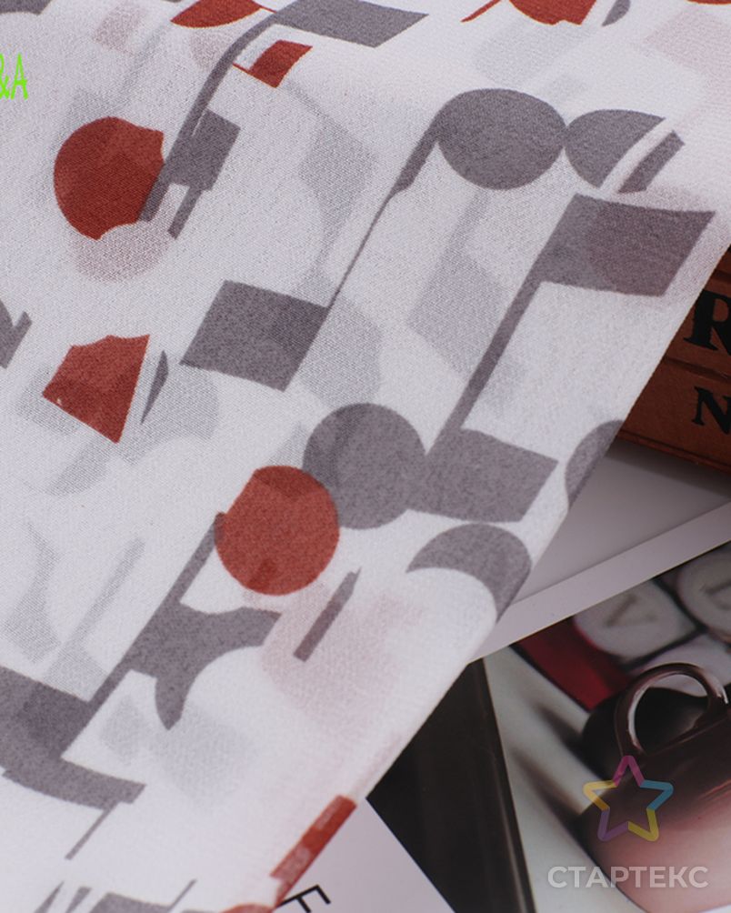 Высококачественная китайская текстильная ткань для платья с принтом 75D * 75D, шифоновая ткань, цена за метр для женского платья арт. АЛБ-69-1-АЛБ001600072350966 2