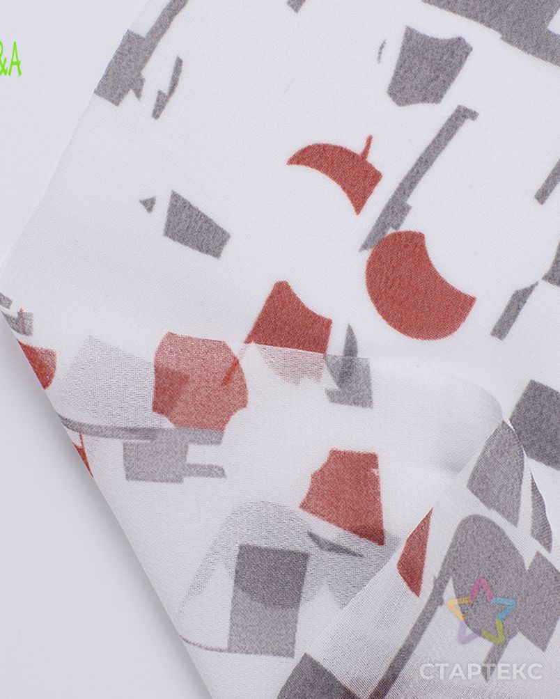 Высококачественная китайская текстильная ткань для платья с принтом 75D * 75D, шифоновая ткань, цена за метр для женского платья арт. АЛБ-69-1-АЛБ001600072350966 3