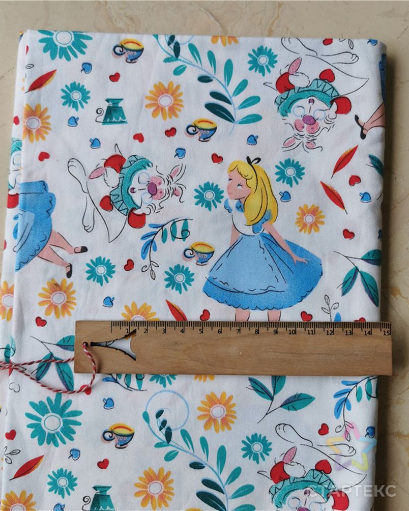 Детское постельное белье из 100% хлопка с изображением знаменитой мультяшной Алисы принцессы арт. АЛБ-175-1-АЛБ001600104116573 4