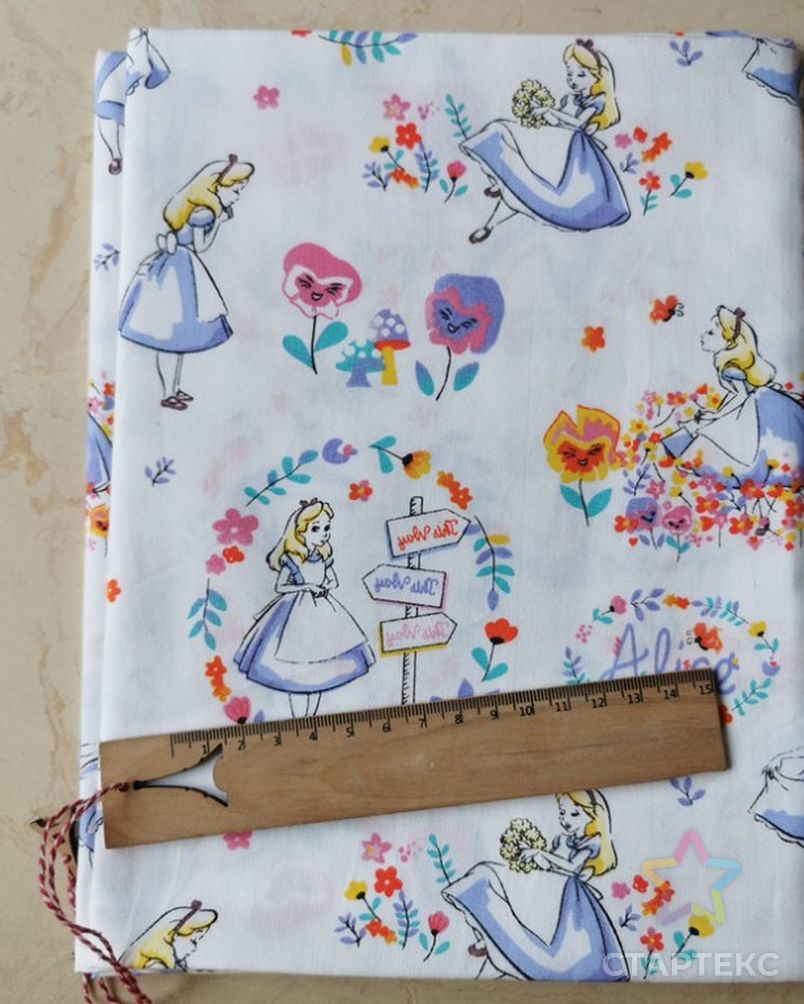 Детское постельное белье из 100% хлопка с изображением знаменитой мультяшной Алисы принцессы арт. АЛБ-175-1-АЛБ001600104116573 5