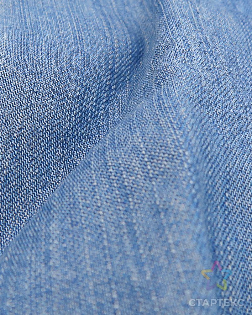 100% ткань для рубашек Tencel Lyocell, Потертая джинсовая ткань арт. АЛБ-335-1-АЛБ001600165676878 6