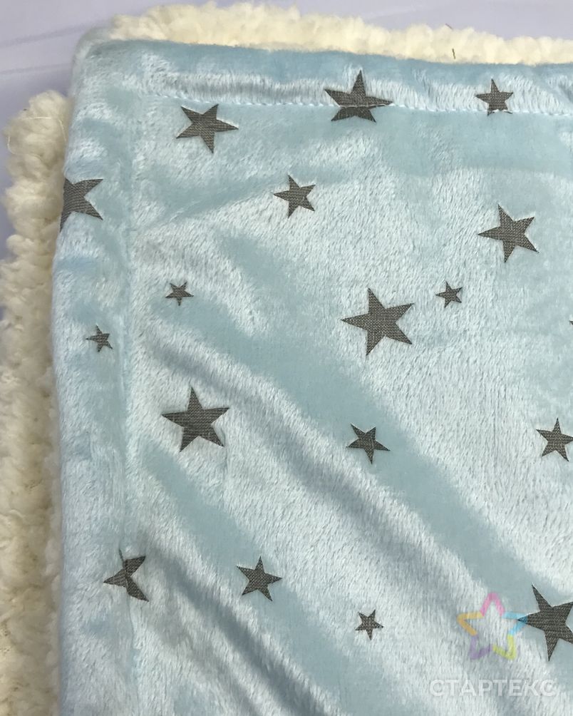 Горячая Распродажа, супер мягкое детское одеяло из 100% полиэстера с рисунком звезд, ткань Minky арт. АЛБ-337-1-АЛБ001600165986065 5