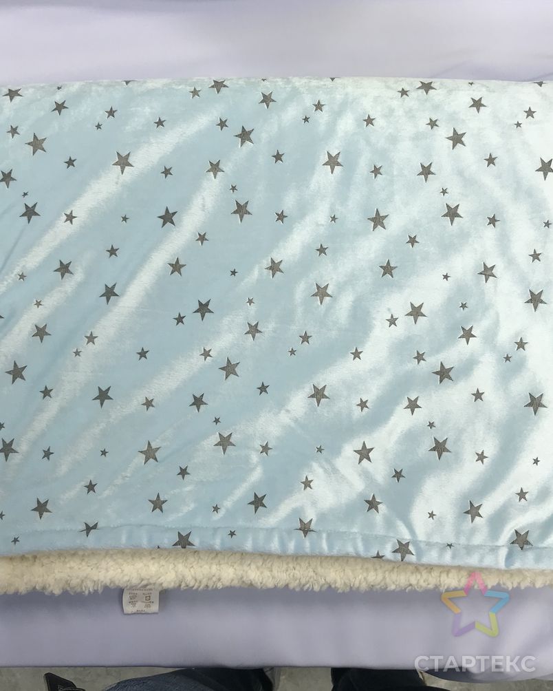 Горячая Распродажа, супер мягкое детское одеяло из 100% полиэстера с рисунком звезд, ткань Minky арт. АЛБ-337-1-АЛБ001600165986065 6