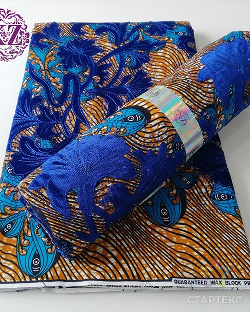 2021 новый бархатный воск для вышивки блестками 100% хлопок 6 ярдов африканская ткань Анкары арт. АЛБ-382-1-АЛБ001600187385536