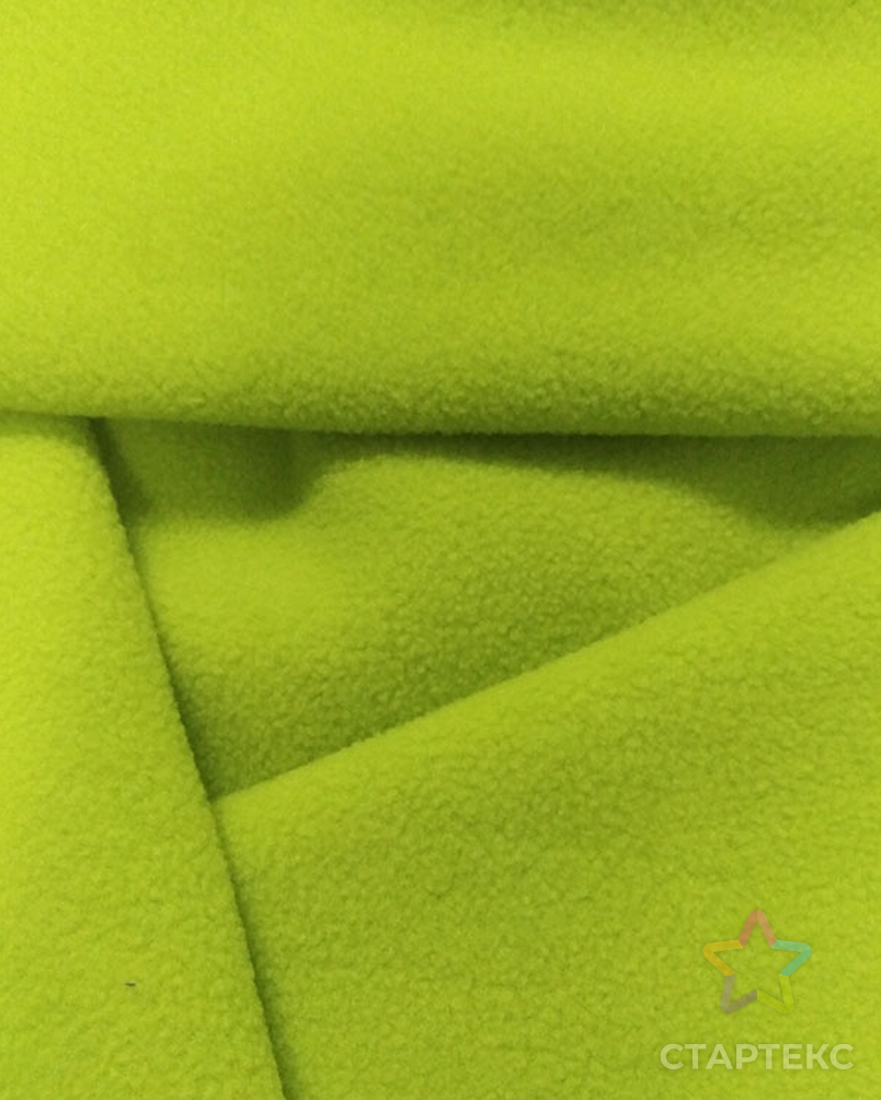 Флуоресцентный зеленый вытянутая текстурированная нить из Полар-флиса 270GSM матовый двухсторонний матовый 100% полиэстер из Полар-флиса с одной стороны анти-пилинг ткань арт. АЛБ-402-1-АЛБ001600196126769 2