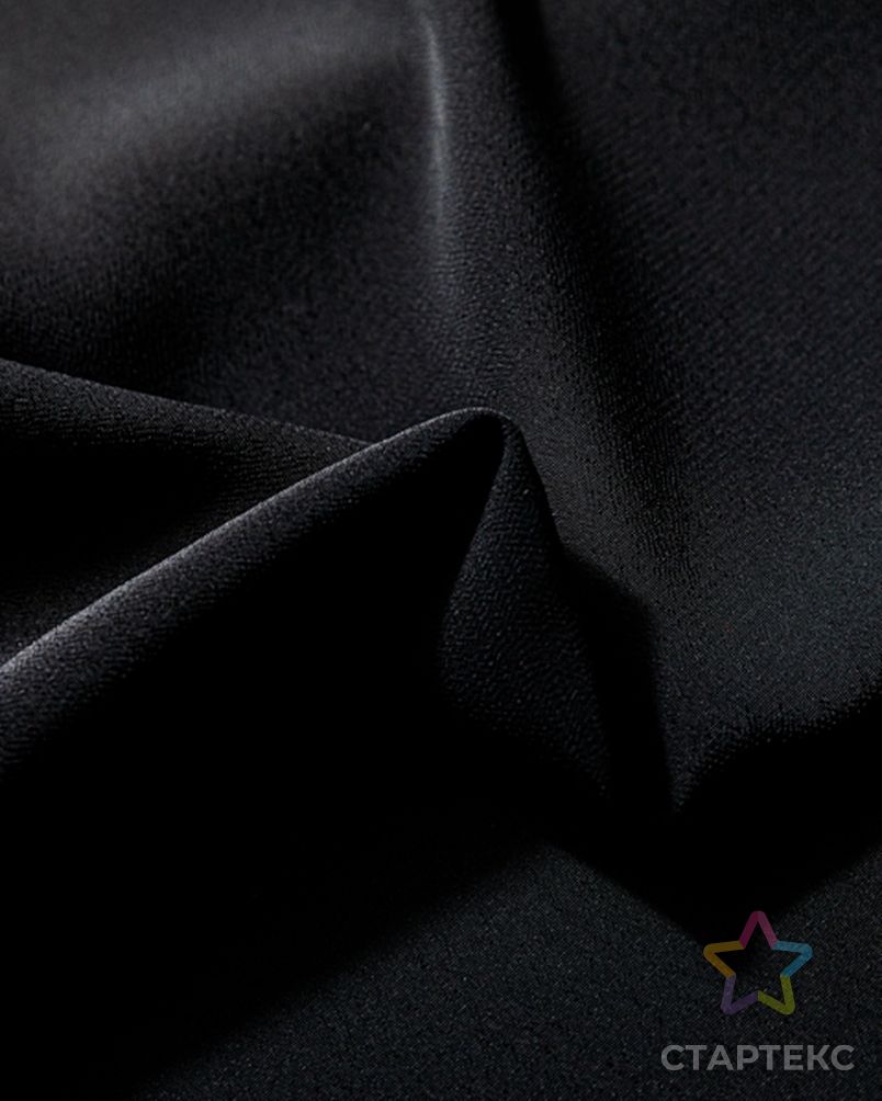 Дубайский мусульманский мягкий 100% полиэстер шифон черный Турция абайя платье Nida Zoom креп ткань арт. АЛБ-438-1-АЛБ001600209273223 4