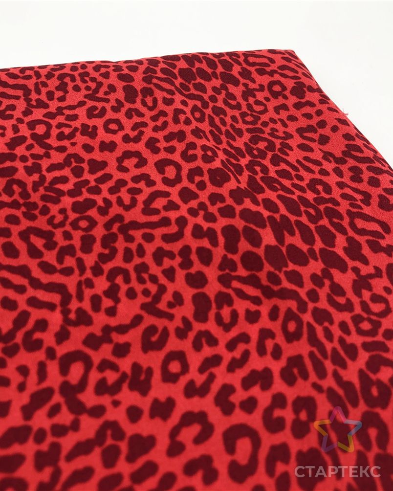 Высококачественная ткань из 100% полиэстера, крепированная ткань с принтом для платья арт. АЛБ-475-1-АЛБ001600220499303