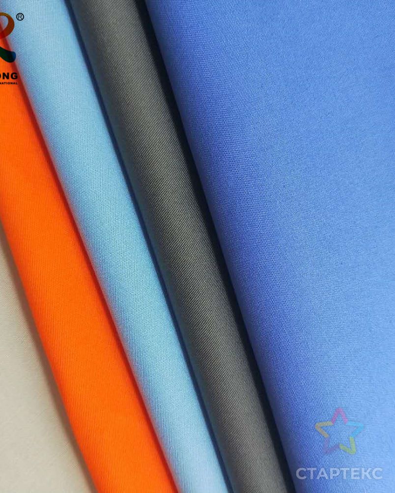 Jinda оптовая продажа Промышленный Текстиль полиэстер 100% чистый хлопок водонепроницаемый переработанный огнезащитный Спецодежда костюм ткань арт. АЛБ-479-1-АЛБ001600221550429 3