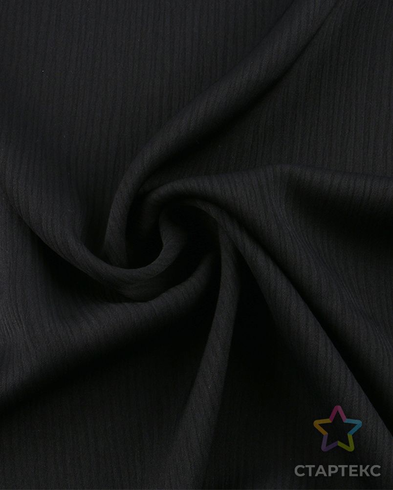 Дубайский мусульманский мягкий 100% полиэстер шифон черный Турция абайя платье nida zoom креп ткань арт. АЛБ-488-1-АЛБ001600223021979 2