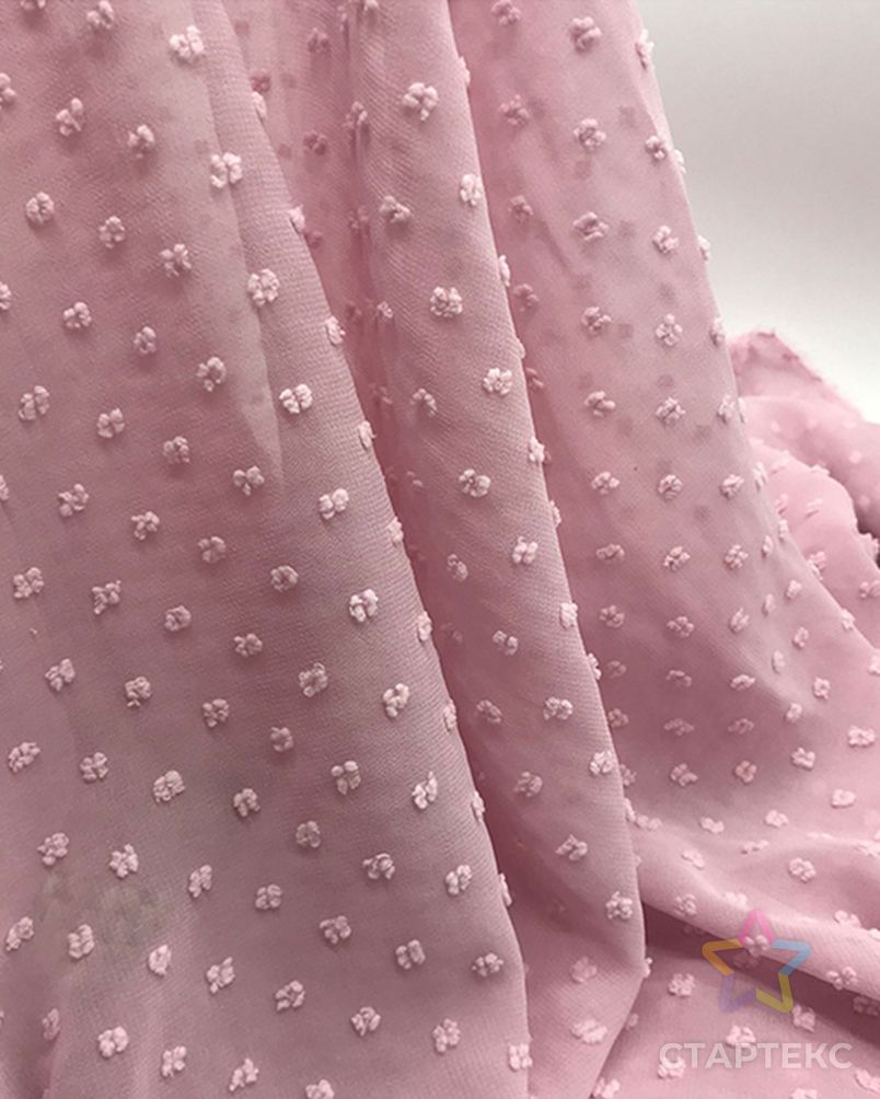 Женская одежда 50D, шифоновая ткань с цветочным узором арт. АЛБ-548-1-АЛБ001600236381300 3