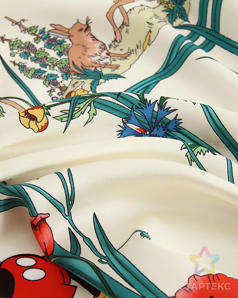Итальянская Роскошная брендовая мягкая рубашка с буквенным логотипом, женская детская швейная ткань для платья, ткань из полиэстера с принтом арт. АЛБ-614-1-АЛБ001600260929733 5