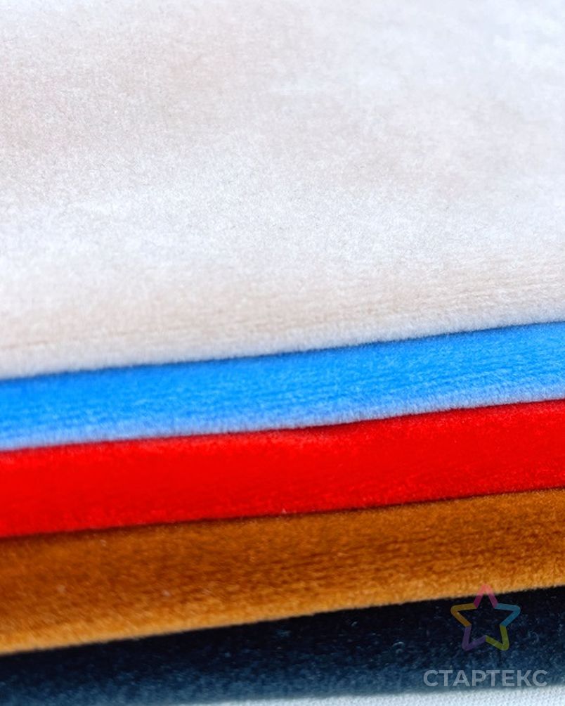 Прямая продажа с фабрики Высокое качество стрейч велюр оптовая продажа Разноцветные Италии из чистого хлопка в Корейском стиле, бархатный материал ткани арт. АЛБ-615-1-АЛБ001600261287181 3