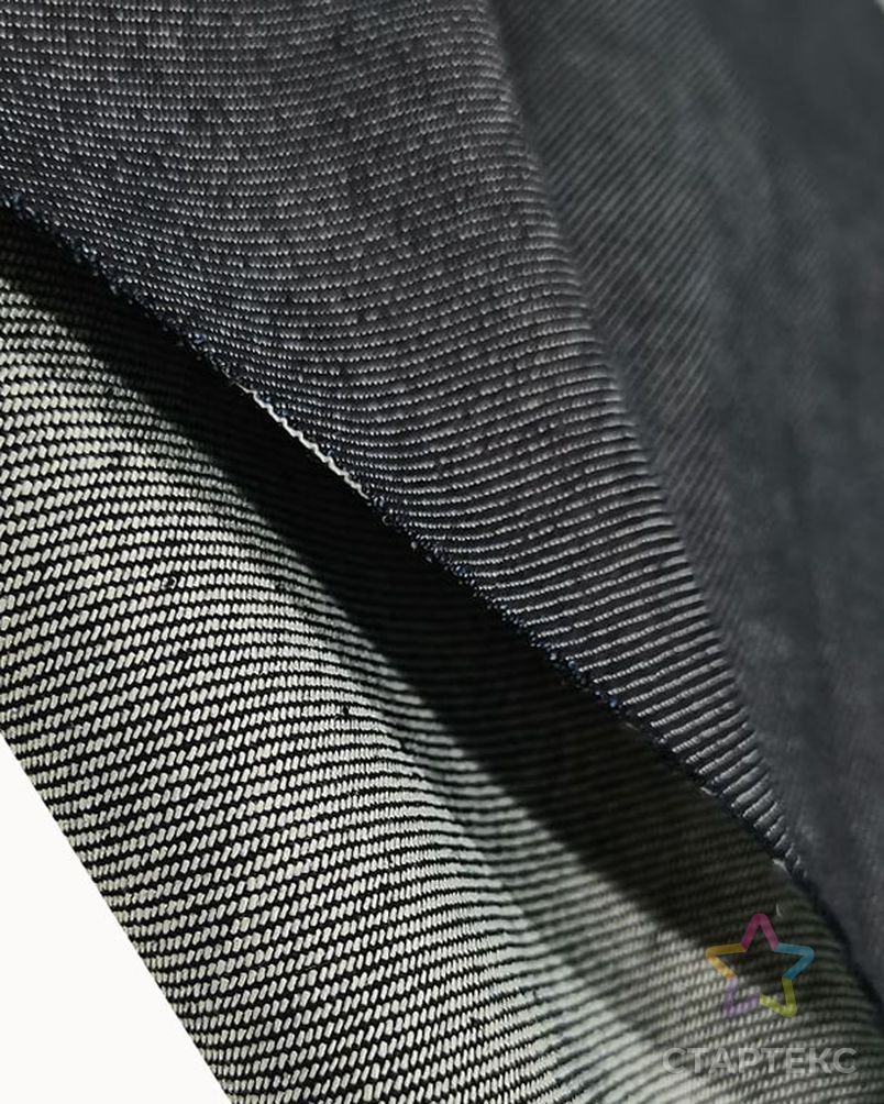 Лидер продаж, воздухопроницаемая термоусадочная китайская черная мягкая эластичная джинсовая ткань, тканая черная джинсовая ткань арт. АЛБ-806-1-АЛБ001600334624747 2