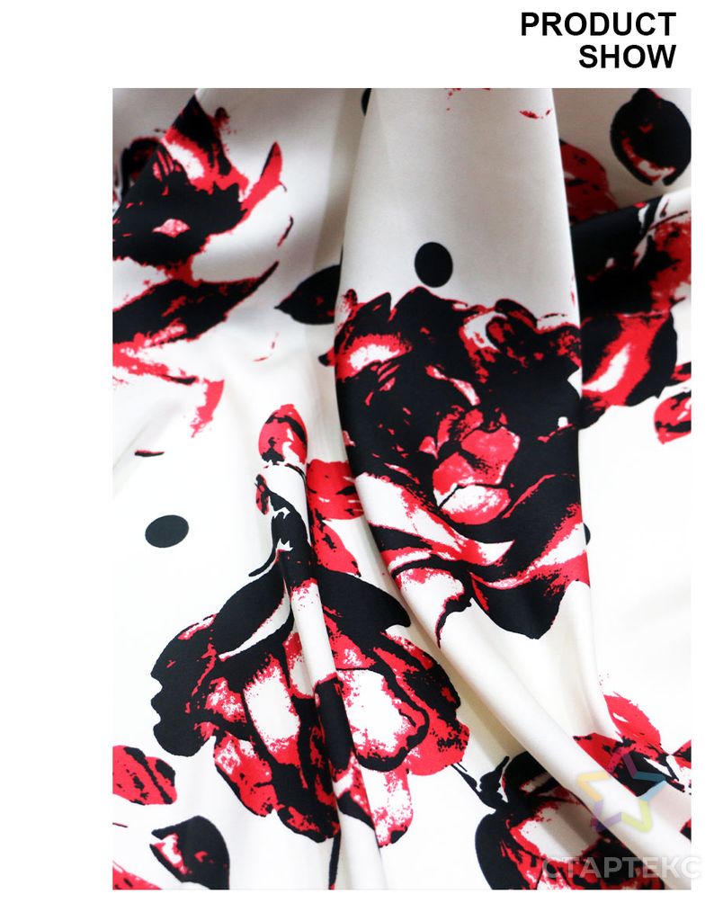 WI-E03 высокое качество стрейч белый фон с печатным рисунком из эластичной сатиновой ткани для одежды арт. АЛБ-854-1-АЛБ001600353422567 6