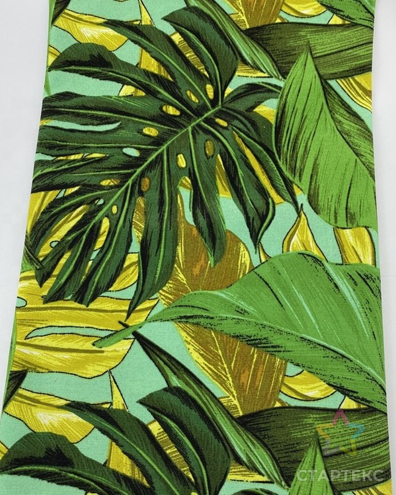Материал сумки полиэстер хлопок 80/20 Гавайский стиль дешевые водонепроницаемые тропические скатерти холст ткань арт. АЛБ-887-1-АЛБ001600367612851 6