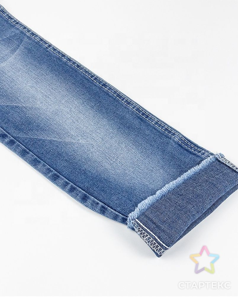 Саржа из 75% хлопка, 23% полиэстера, 2% спандекса, 9,4 унции, текстильная джинсовая ткань с перекрестными джинсами, джинсовая ткань, оптовая продажа, джинсовая ткань с индивидуальным принтом арт. АЛБ-900-1-АЛБ001600370653455 3