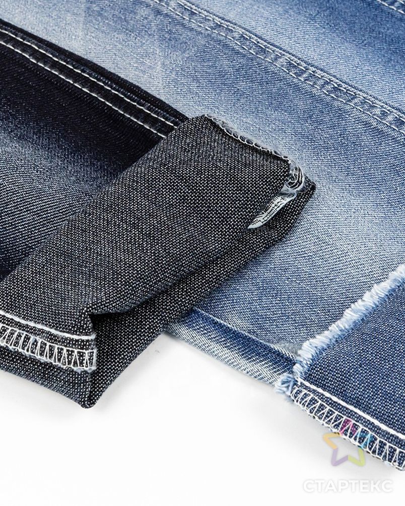 Саржа из 75% хлопка, 23% полиэстера, 2% спандекса, 9,4 унции, текстильная джинсовая ткань с перекрестными джинсами, джинсовая ткань, оптовая продажа, джинсовая ткань с индивидуальным принтом арт. АЛБ-900-1-АЛБ001600370653455 4