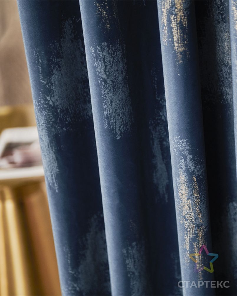 JBL оптовая торговля Высокое качество домашний текстиль золотой штамп бархатная ткань для штор арт. АЛБ-906-1-АЛБ001600374649191 3