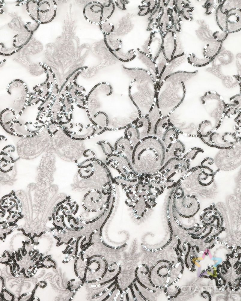 Роскошная Свадебная кружевная ткань с блестками и вышивкой от китайской фабрики, Цветочная Свадебная плоская блестящая ткань 3 мм для вечернего платья арт. АЛБ-1000-1-АЛБ001600404246935 4