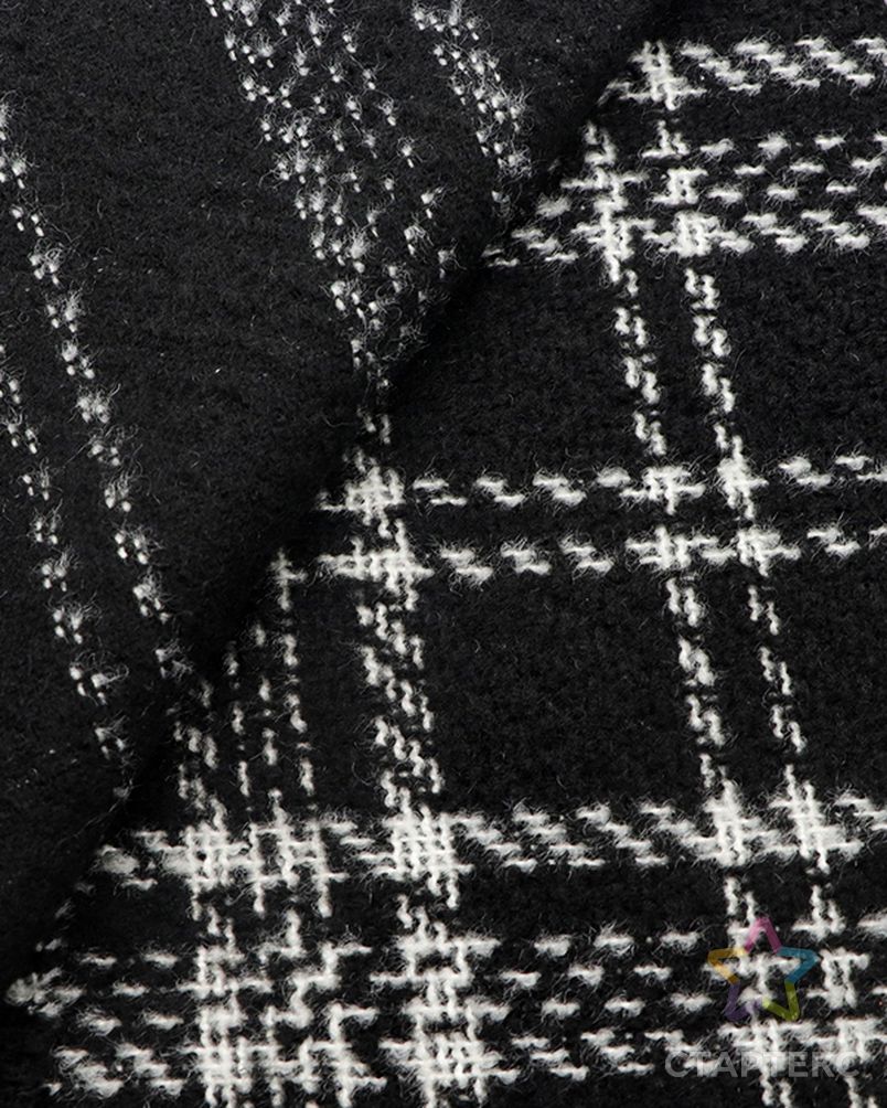 Горячая Распродажа черно-белая дизайнерская пряжа окрашенная тканая подходящая ткань полиэстер шерстяной костюм ткань для итальянского пальто костюм арт. АЛБ-1056-1-АЛБ001600427781905 5