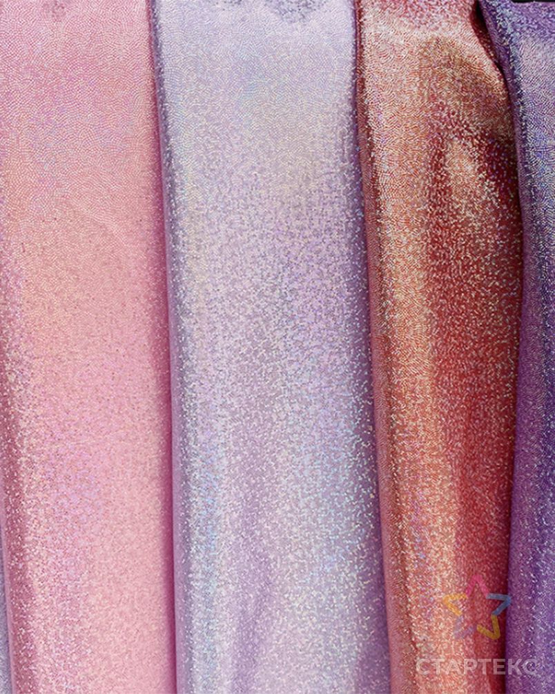 Новая модная блестящая эластичная голографическая ткань из спандекса с цифровой печатью для танцевальной одежды арт. АЛБ-1110-1-АЛБ001600437878506 3