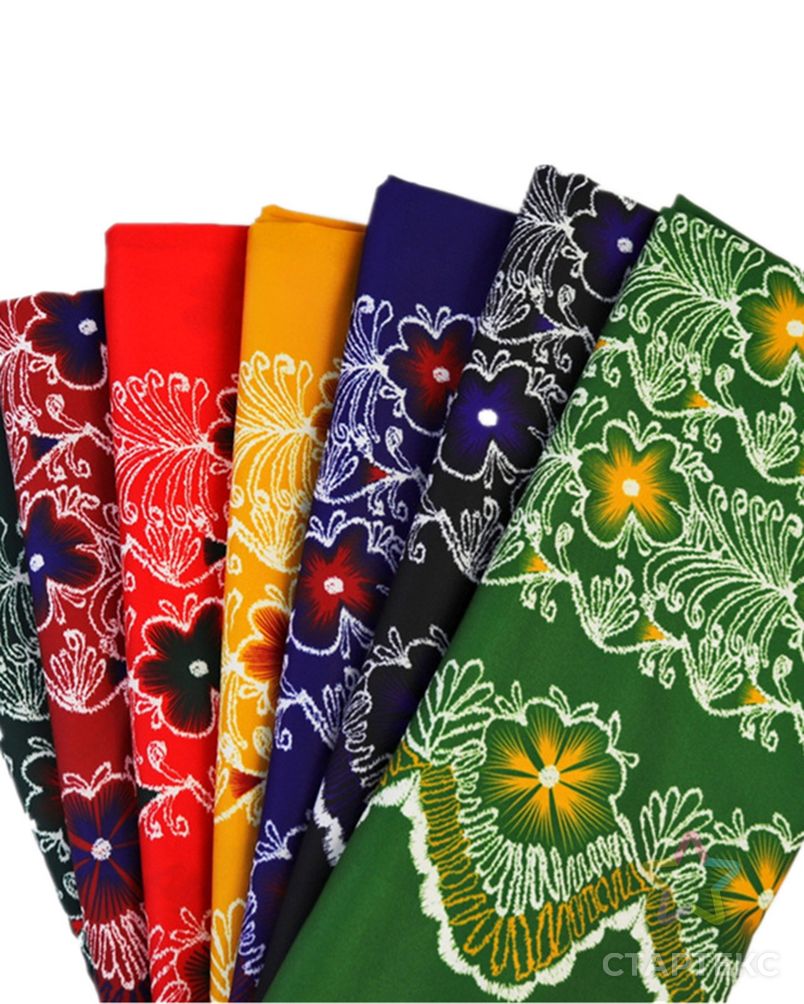 Красочный цветочный узор цифровая печать сатин остров стиль одежды ткань арт. АЛБ-1170-1-АЛБ001600457611886 4