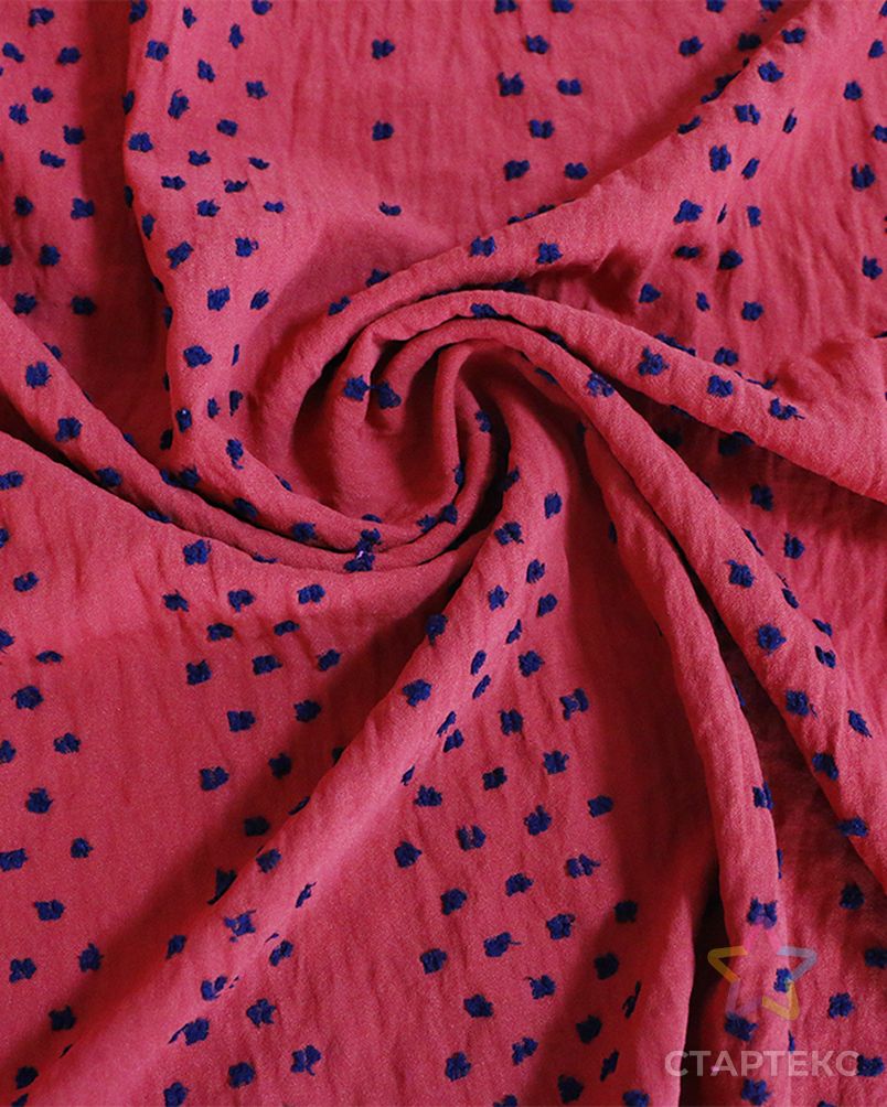 Горячая Распродажа, жаккардовая ткань для женского платья из полиэстера в черный горошек с воздушным потоком воздуха арт. АЛБ-1204-1-АЛБ001600471760362 6