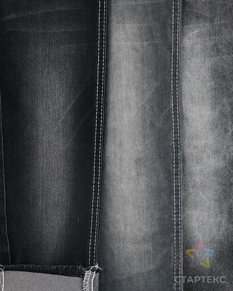 W3042 конкурентоспособная джинсовая ткань синие и черные джинсы ткань хлопок полиэстер спандекс деним арт. АЛБ-1230-1-АЛБ001700005247451 3