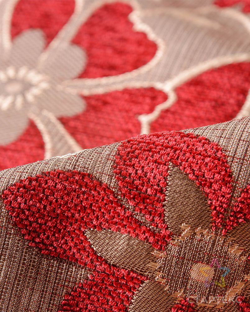 Жаккардовая синельная обивка дивана из марокканской ткани оптом арт. АЛБ-1281-1-АЛБ000060358510706 5