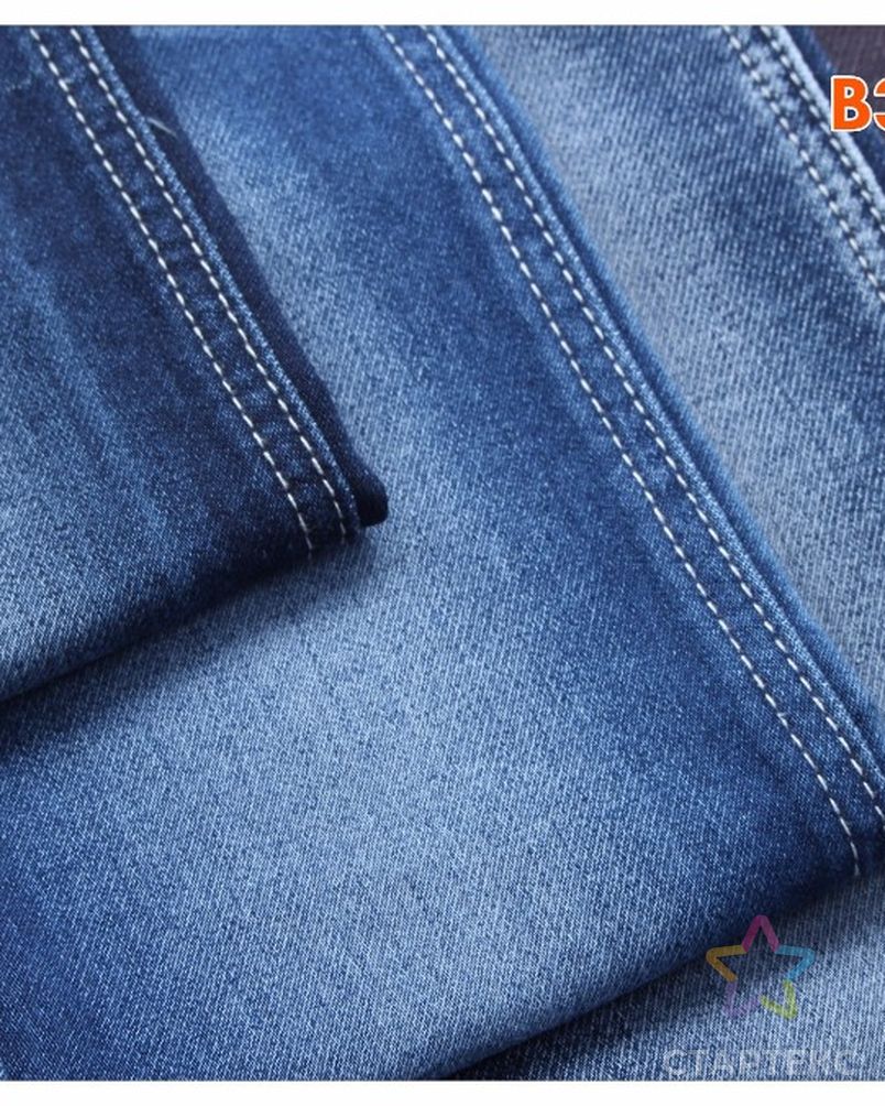 B3177A-A из хлопка, полиэстера и лайкры, поддельные трикотажные джинсы ткань арт. АЛБ-1306-1-АЛБ000060541150649 3