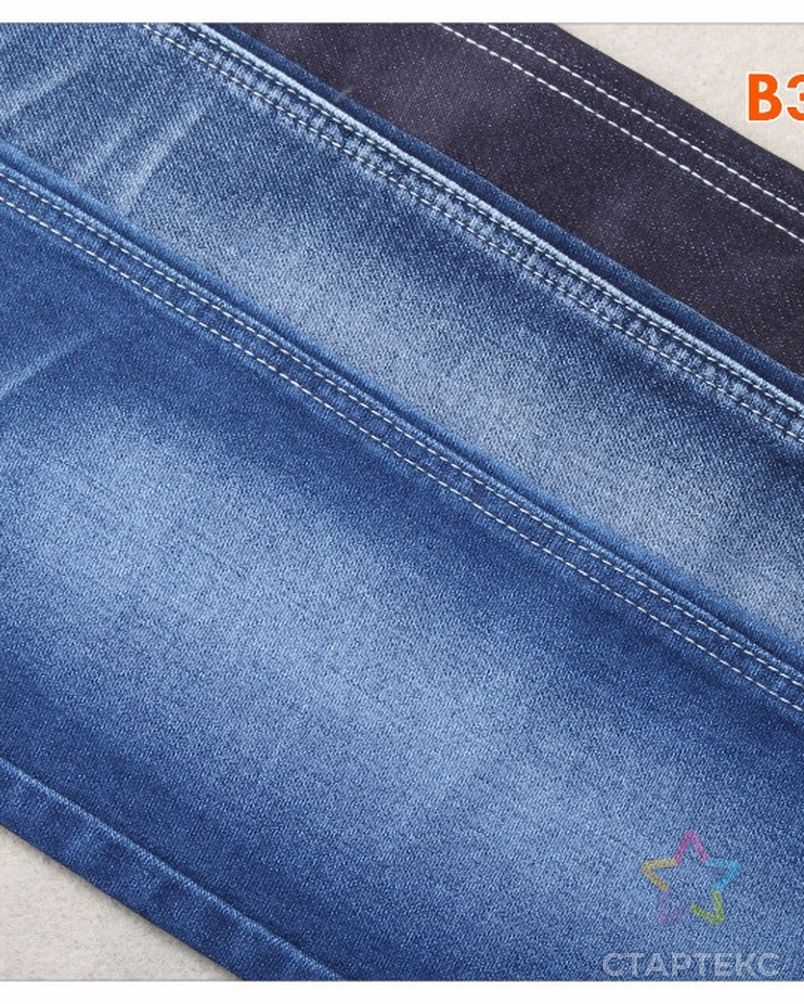 B3177A-A из хлопка, полиэстера и лайкры, поддельные трикотажные джинсы ткань арт. АЛБ-1306-1-АЛБ000060541150649 5