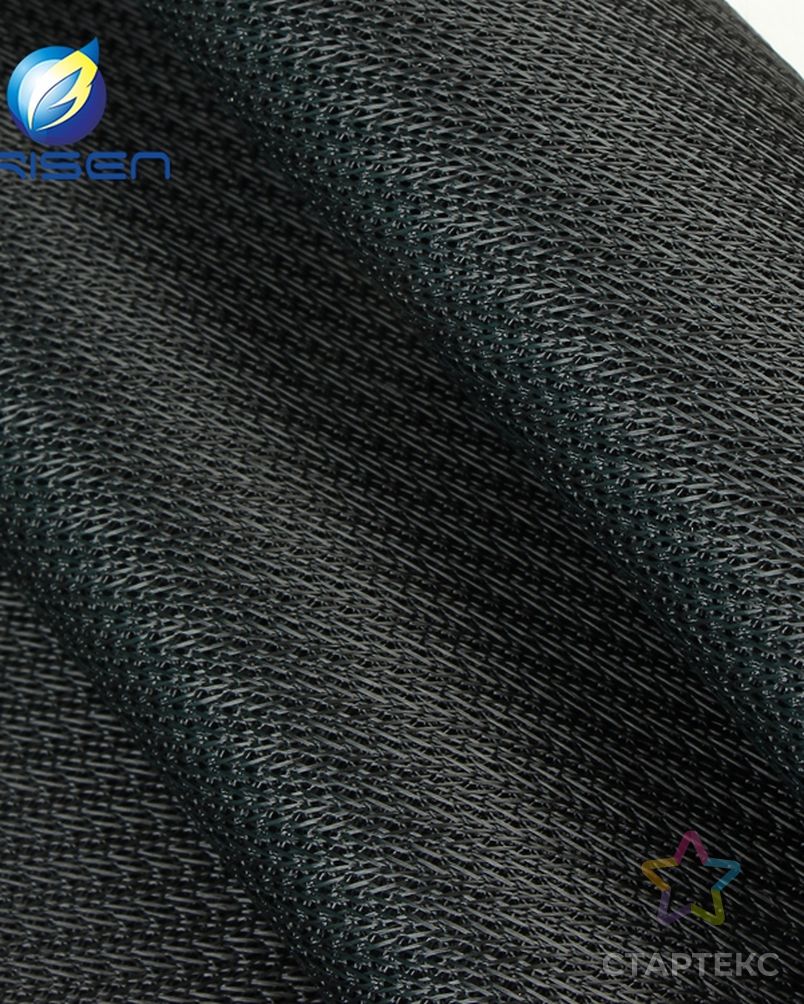 Черная Тяжелая сетчатая ткань с подкладкой из полиэстера арт. АЛБ-1325-1-АЛБ000060622104909 3