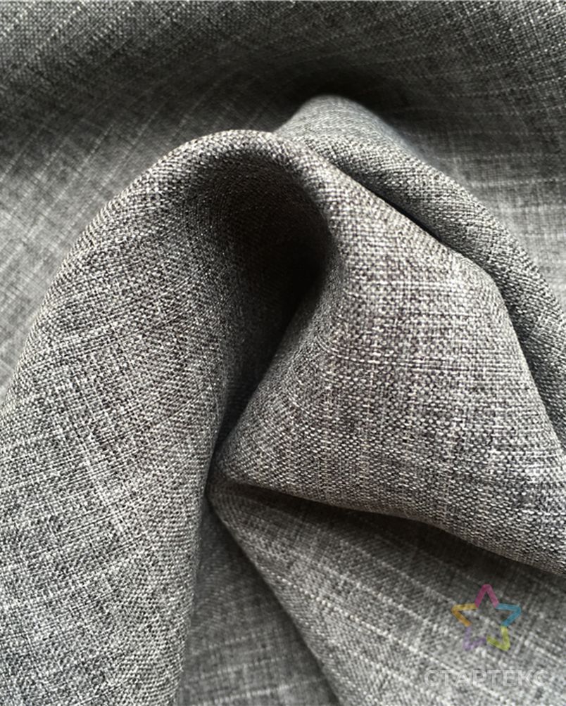 Текстурная Полиэстеровая катионная тканая простая полосатая ткань 5 мм для пижам имитация хлопка/льна домашний текстиль ткань арт. АЛБ-1335-1-АЛБ000060653882473 3