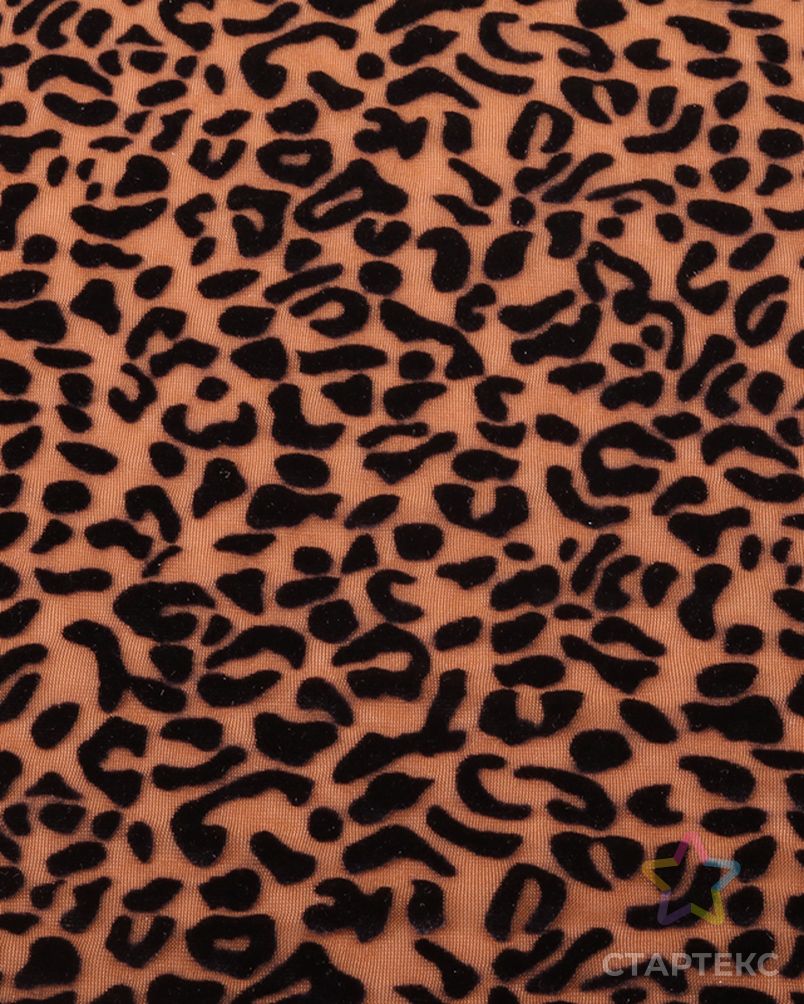 Черное Трикотажное тянущаяся в 4 направлениях, с леопардовым принтом выгорания бархатная ткань для платья одежда текстиль изготовленный на заказ эластичный Модный Стеллаж для выставки нижнего белья арт. АЛБ-1403-1-АЛБ000060752812361 6